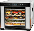 ROMMELSBACHER Dörrautomat DA 950 mit 6 Edelstahltabletts, einstellbarer Temperatur und Warmhaltefunktion