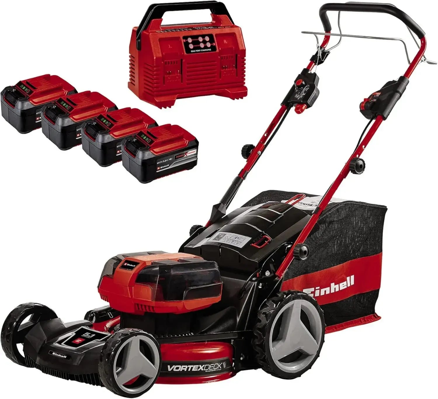 Einhell Akku-Rasenmäher 36V, 47cm Schnittbreite, mit Selbstfahrantrieb und Mulchfunktion