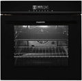 WOLKENSTEIN Einbaubackofen 74L mit Heißluft und Grill, 4 Automatikprogrammen, Touch-Display, Hydro Clean, Energieklasse A